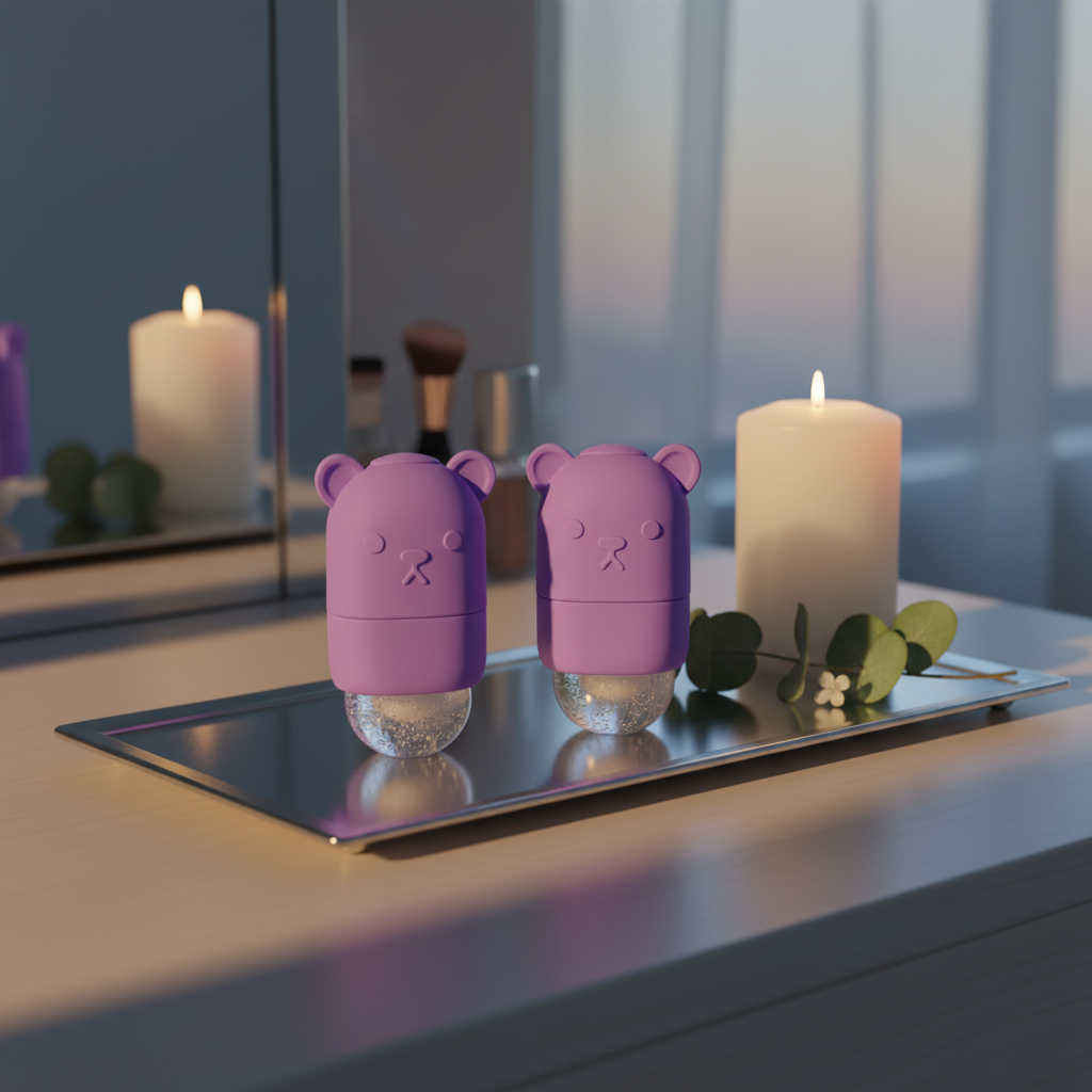 Lumié Frost Globes – Vanity Scene